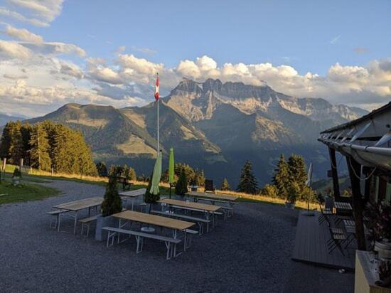Chalet Chanso Morgins Bagian luar foto
