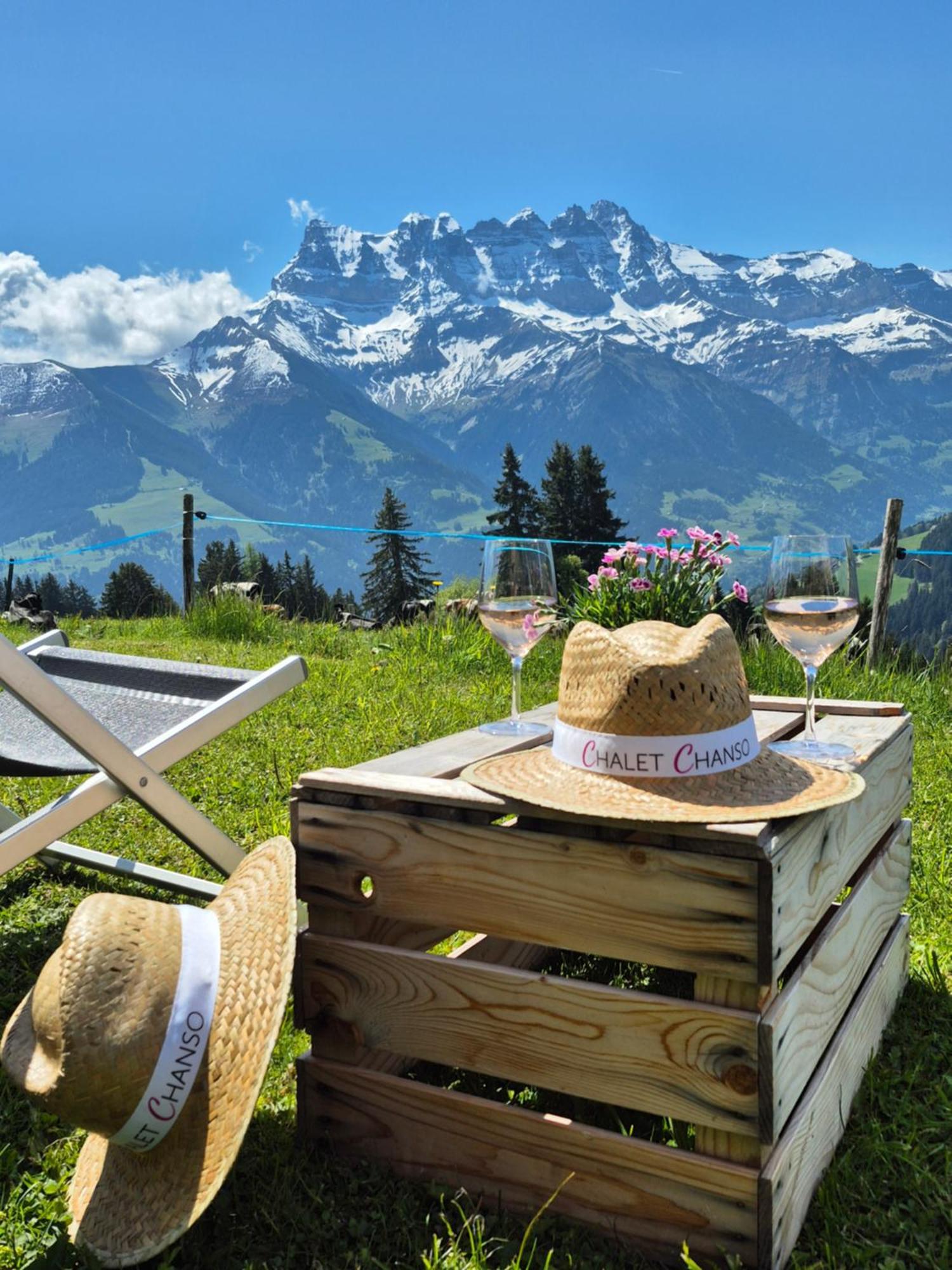 Chalet Chanso Morgins Bagian luar foto