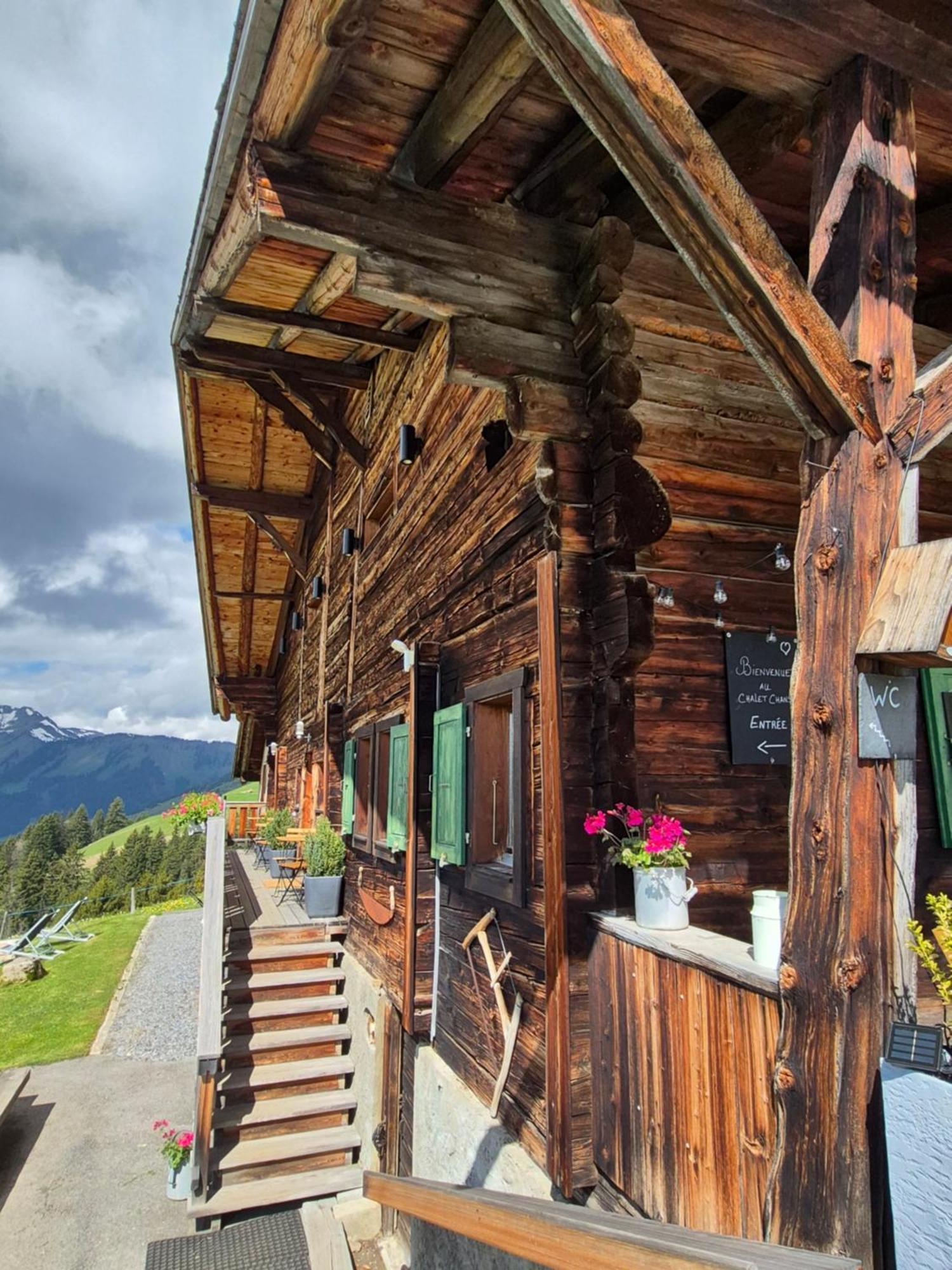 Chalet Chanso Morgins Bagian luar foto